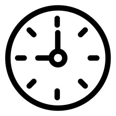 Vector Time and Clock icons in thin line style, Clock Icon, Vector Time and Clock icons set.Clocks icon collection design. Horizontal set of analog clock icon symbol .Vector illustration.