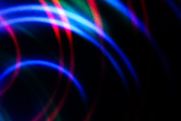 abstract soft motion light in the dark