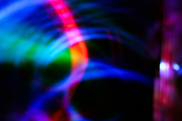 abstract soft motion light in the dark
