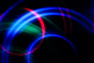 abstract soft motion light in the dark