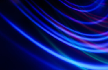 abstract soft motion light in the dark