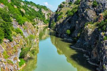 Naklejka na ściany i meble River with gorge, Kosovo