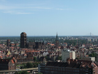 Panorama Gdańska z Biskupiej Górki © Agata