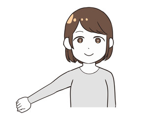 肌着　長袖　白　女性