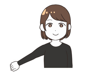 肌着　長袖　黒　女性