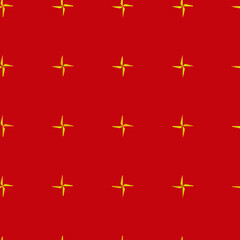 Seamless vector pattern in geometric ornamental style