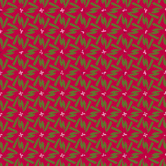 Seamless vector pattern in geometric ornamental style