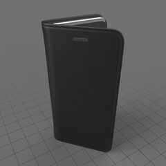 Smartphone in flip wallet case 3