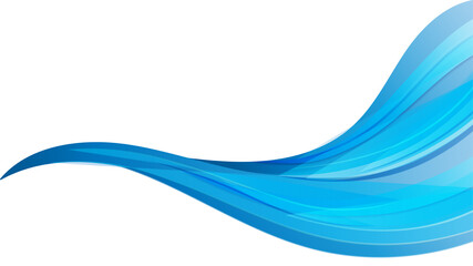 abstract blue waves illustrator background design