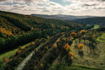 Obraz premium autumn landscape in Moravia