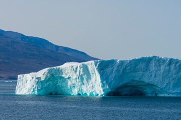 Fototapeta na wymiar Greenland. Uummannaq. Iceberg.