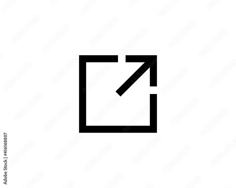 Poster external link icon - user will know they are leaving the app to visit an external website