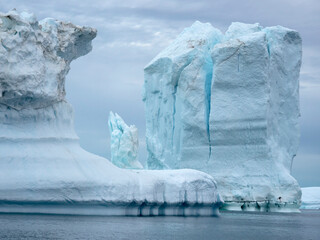 Ilulissat Icefjord at Disko Bay, Greenland, Danish Territory.