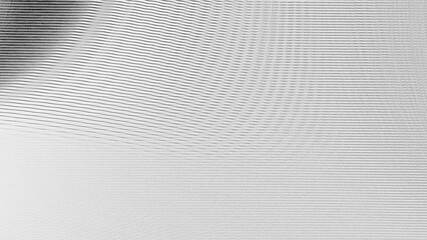 Abstract gritty black and white texture. Parallel horizontal waves patterns.