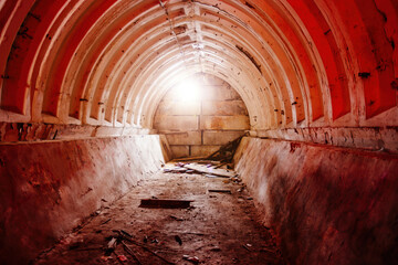 Abandoned Soviet bunker, echo of Cold War