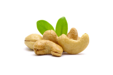 cashew nuts isolated on white background