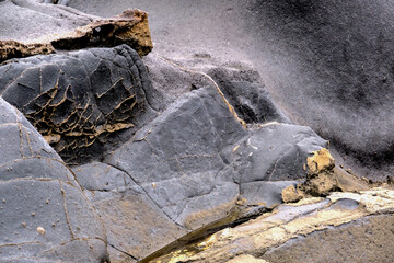 volcanic gray rock texture background