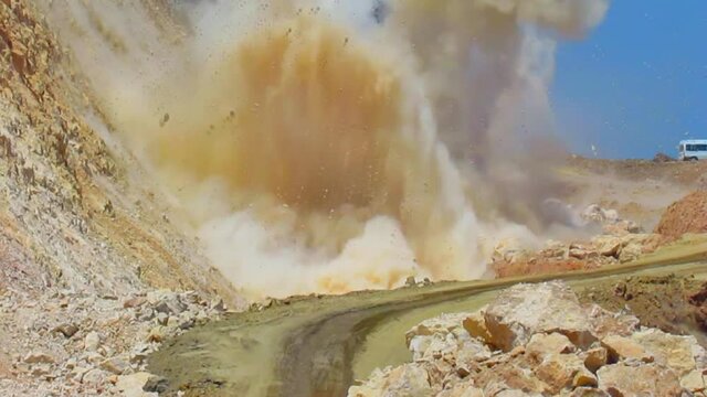 dynamite explosion
