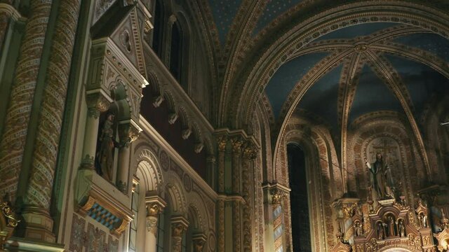 Interior of the Millennium Church - Timisoara, Romania, CCA. 2020 - during the COVID-19 pandemic.
