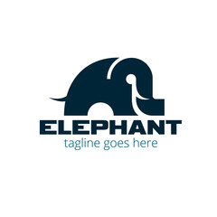 Elephant simple symbol