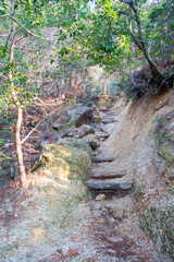 御在所岳登山　中登山道
