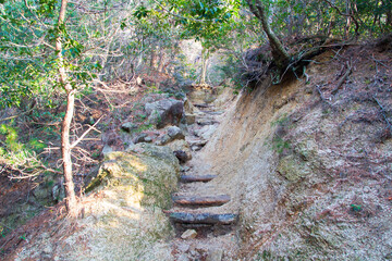 御在所岳登山　中登山道