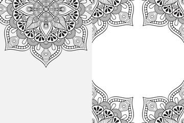 Mandala Ornament Pattern. Vintage decorative elements
