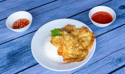 Omelet on Rice 