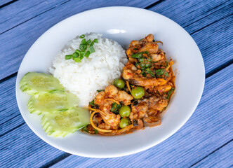 Thai Food Mixes of Soups and Rice Dishes