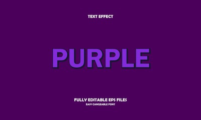 Fototapeta premium purple style editable text effect