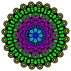 Abstract Round Ornament