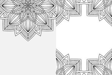 Mandala Ornament Pattern. Vintage decorative elements
