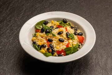 中近東風クスクスと豆のサラダ　　Couscous