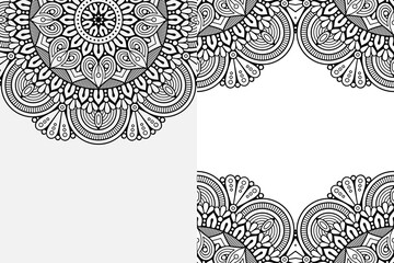 Mandala Ornament Pattern. Vintage decorative elements