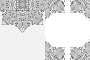 Mandala Ornament Pattern. Vintage decorative elements