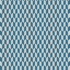 Abstract Blue Seamless Geometric Pattern Background