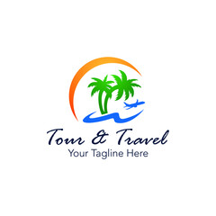 Obraz premium Tour and Travel Logo Template