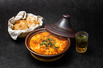 タジン鍋 北アフリカ料理 North African clay pot dishes(Tagine)