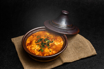 タジン鍋 北アフリカ料理 North African clay pot dishes(Tagine)