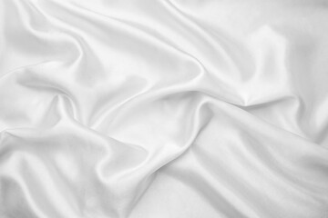 Obraz premium white fabric texture background, abstract