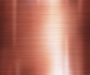 Copper background or reflective brush texture