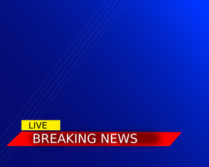 Live Breaking News Headline Banner