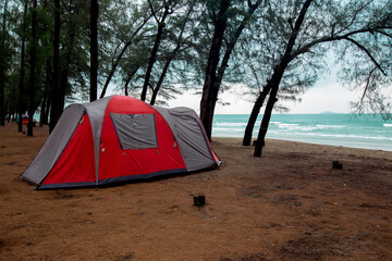Thailand, Backgrounds, Beach, Beauty, Bench, Camping, Tent, Summer, Backgrounds