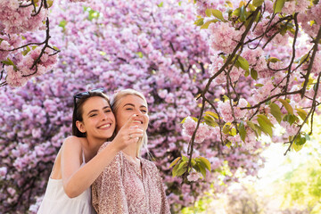 Smiling face of spring girls. Happy young woman.