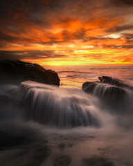 Bondi Beach at sunrise, Sydney Australia