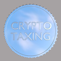 CRYPTO TAXING concept