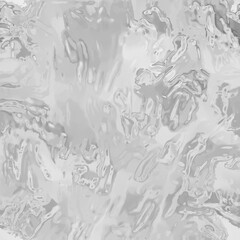 Transparent, matte white and grey frosted glass, blur effect. Stained glass decorative background. Chrome texture