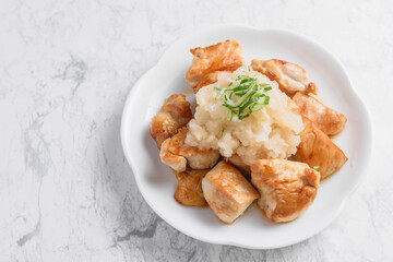鶏肉の大根おろし