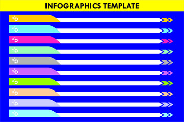 Set of Business Infographic Template Graphic