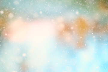 abstract white light blurred snow background, glamor christmas glow design